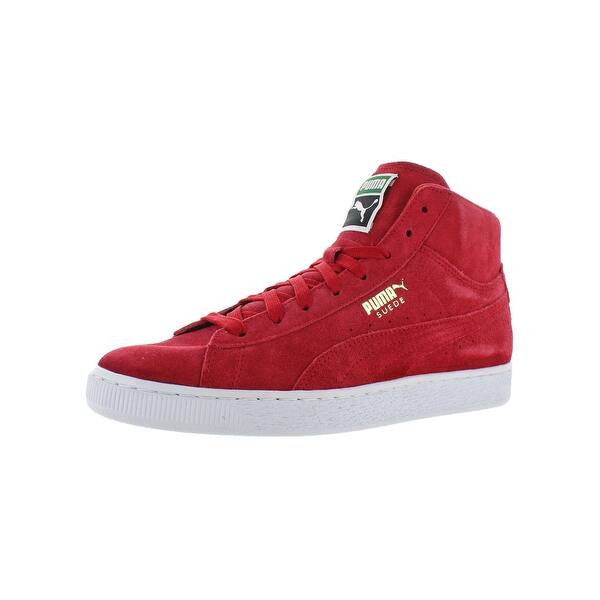 Shop Puma Mens Suede Classic Casual Shoes Mid Top Lace Up 8 5