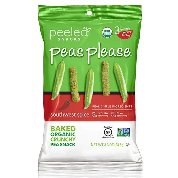 Peeled Peas Please - Southwest Spice - Case of 12 - 3.3 oz.