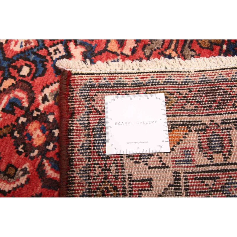 ECARPETGALLERY Hand-knotted Andelz Red Wool Rug - 3'6 x 10'4