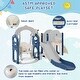 preview thumbnail 21 of 28, Toddler Slide and Swing Set 8 in 1 with Basketball Hoop