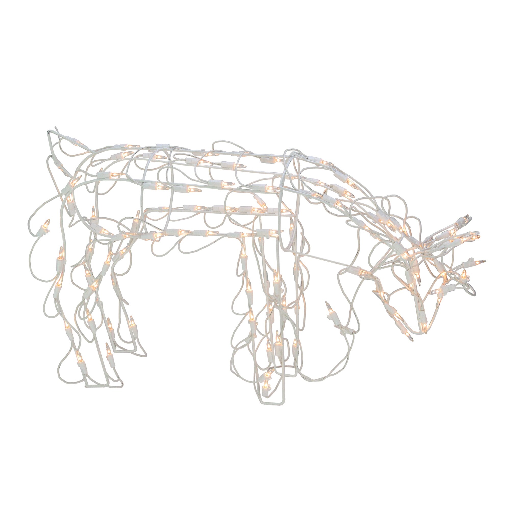 Shop 25 Standing And Grazing Lighted Reindeer Outdoor Christmas