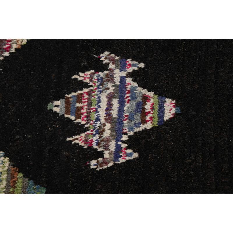 Geometric Moroccan Oriental Dining Room Area Rug Wool Hand-knotted - 8'9" x 11'9"
