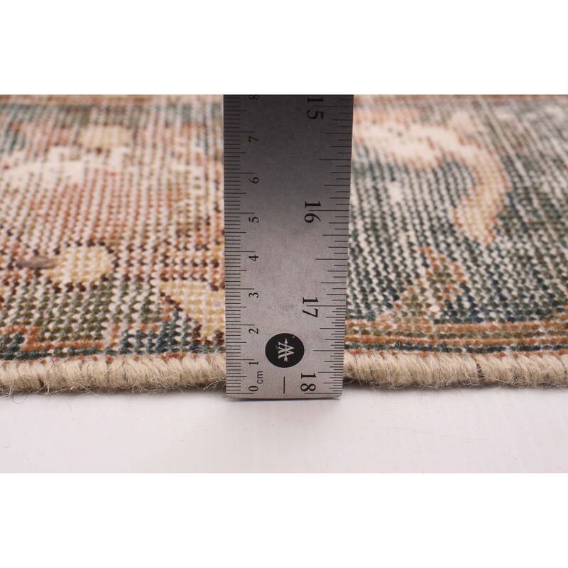 ECARPETGALLERY Hand-knotted Antalya Vintage Copper Wool Rug - 4'9 x 10'0