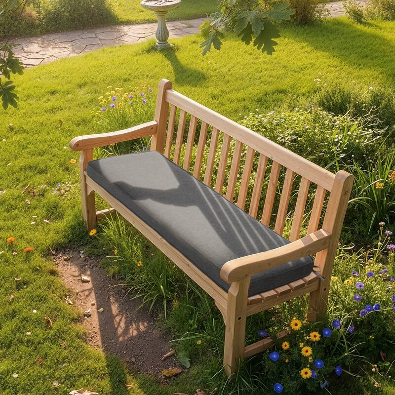 Aoodor Patio Furniture 46" x 18" x 3.1" Outdoor Bench Cushion