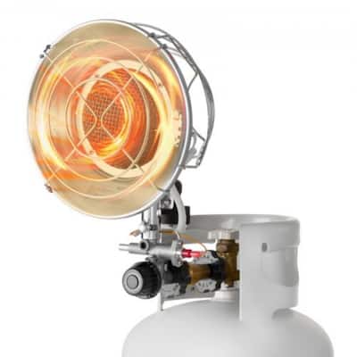 15000 BTU Propane Gas Heater with Stepless Temperature Control - 8.66 x 12.80 x 5.71 inches