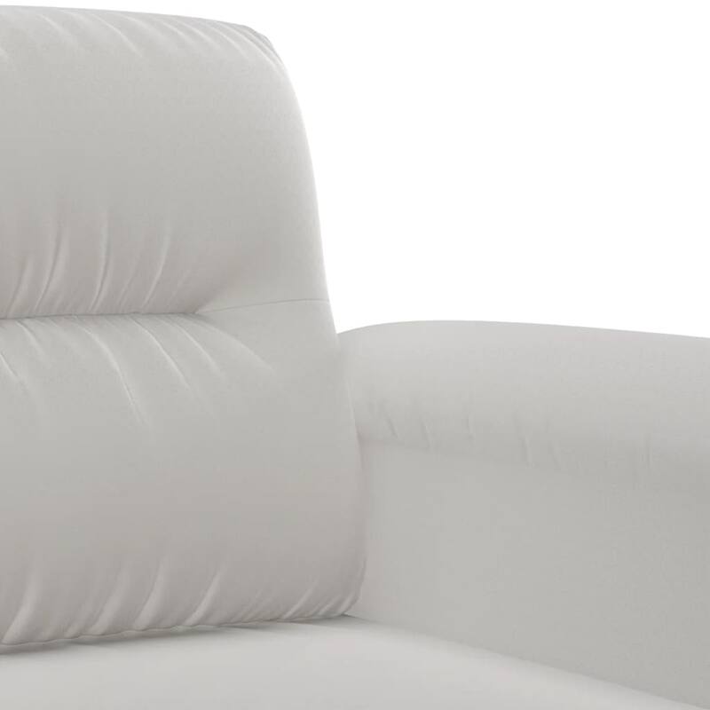 vidaXL Sofa Chair Living Room Upholstered Chair with Armrest Microfiber Fabric