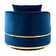 preview thumbnail 42 of 62, 360 Degree Swivel Accent Chair Velvet Modern Upholstered Barrel Chair Over-Sized Soft Chair with Seat Cushion