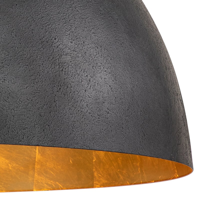 Industrial Oversized Metal Dome Pendant Light - Modern Farmhouse