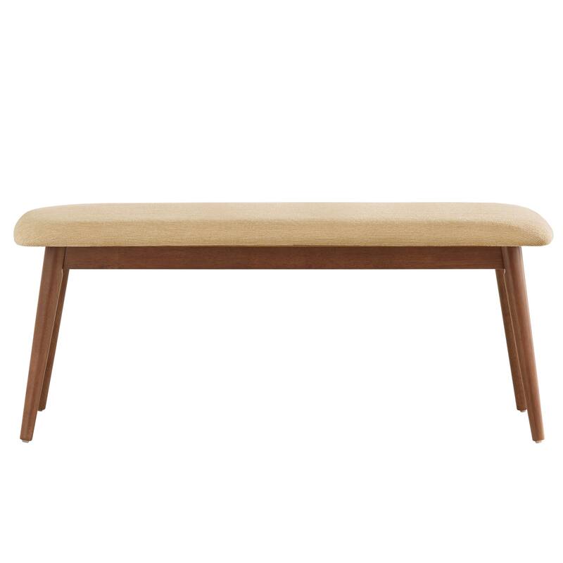 Norwegian Danish Modern Tapered Upholstered Dining Bench iNSPIRE Q Modern
