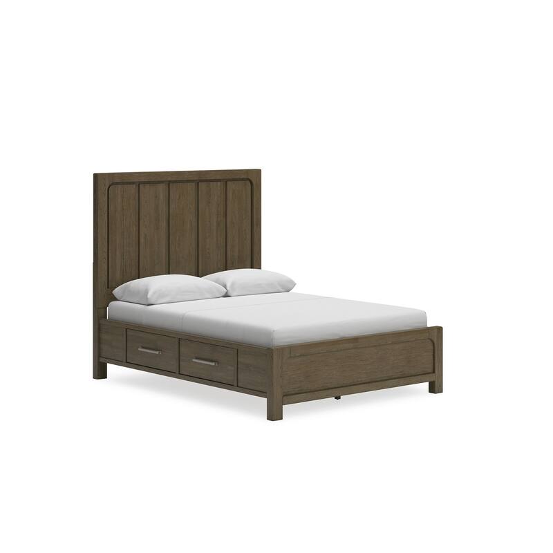 Signature Design by Ashley Cabalynn Brown Panel Bed with Storage