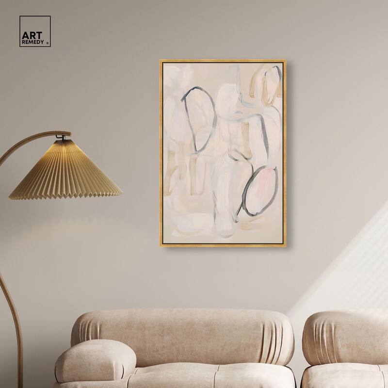 Faded Outlines II Canvas by Art Remedy