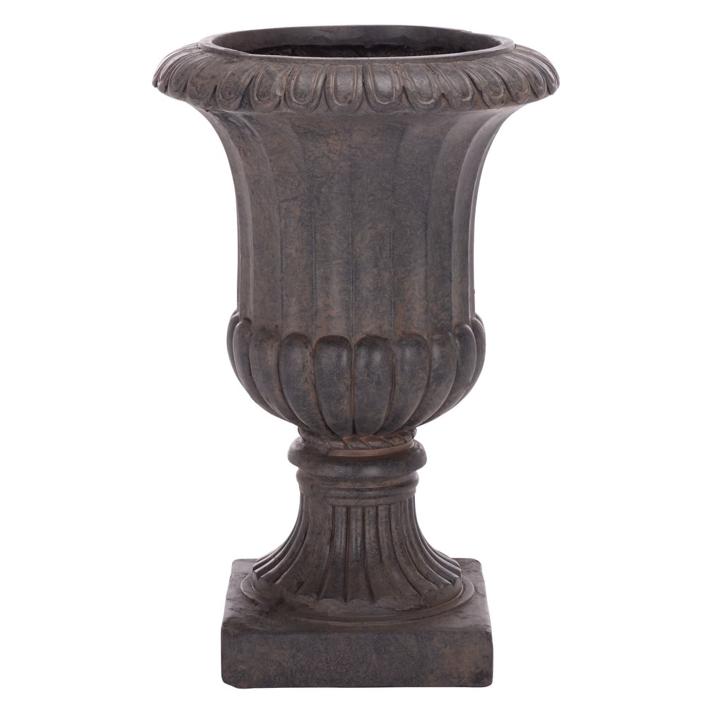 SAFAVIEH Outdoor Patio Furniture Durham Planter Pot - 11"W x 11"D x 16"H