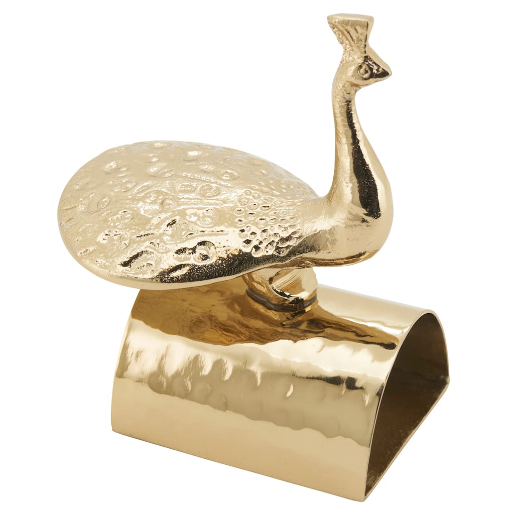 Peacock Napkin Ring (Set of 4)