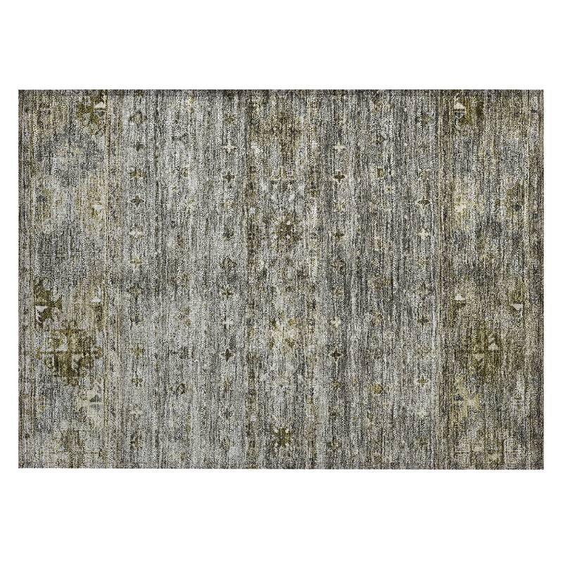 Machine Washable Indoor/ Outdoor Boho Moroccan Chantille Rug