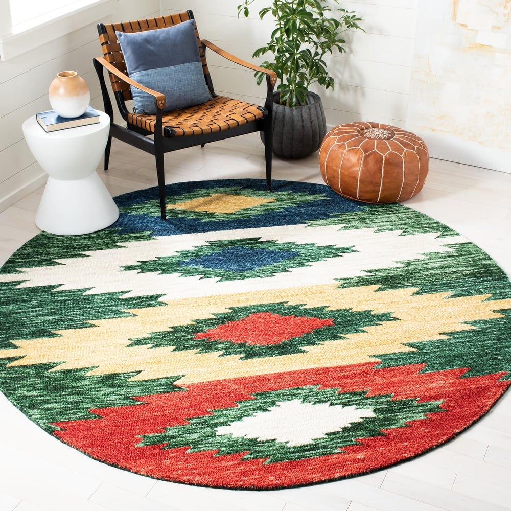 SAFAVIEH Handmade Aspen Ilijanka Boho Tribal Wool Rug