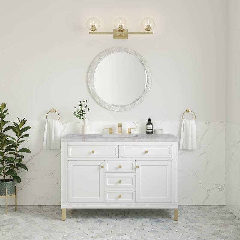 James Martin Vanities 503-V48-FVSL Chicago 48" Free Standing Single