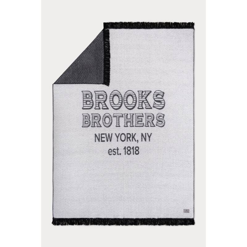 Brooks Brothers Est. Throw - Black