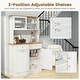 preview thumbnail 7 of 8, Gymax Double Tilt Out Trash Cabinet w/ Hutch Kitchen Pantry Storage