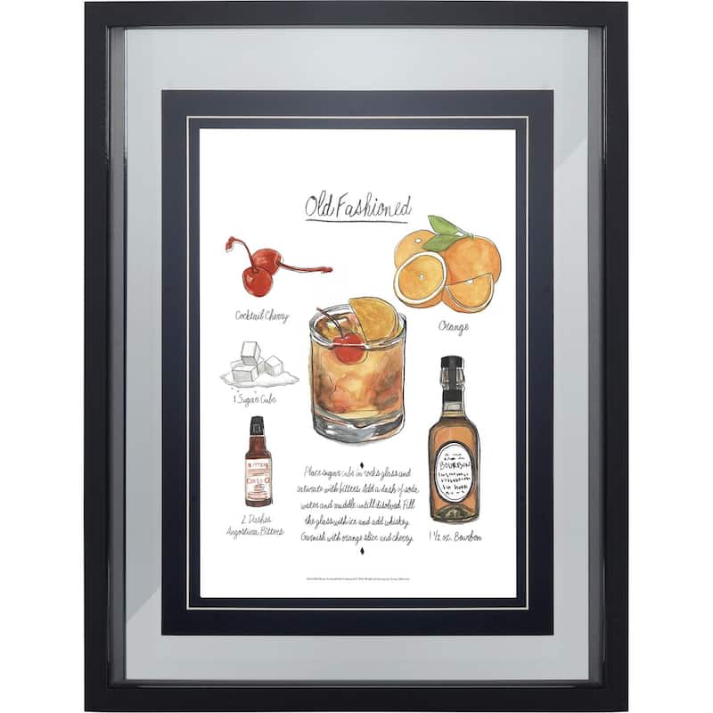 Classic Cocktail - Old Fashioned Framed Art Print
