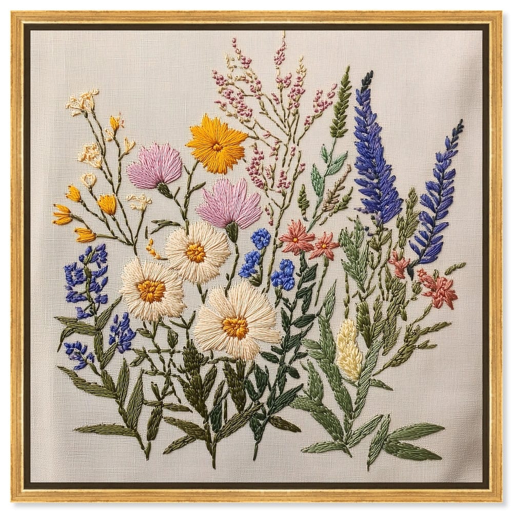 Needlepoint Prairie Posy Canvas by Art Remedy
