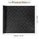 preview thumbnail 8 of 6, Window Privacy Films, Non-Adhesive Static Window Decals, Black 4000x450mm