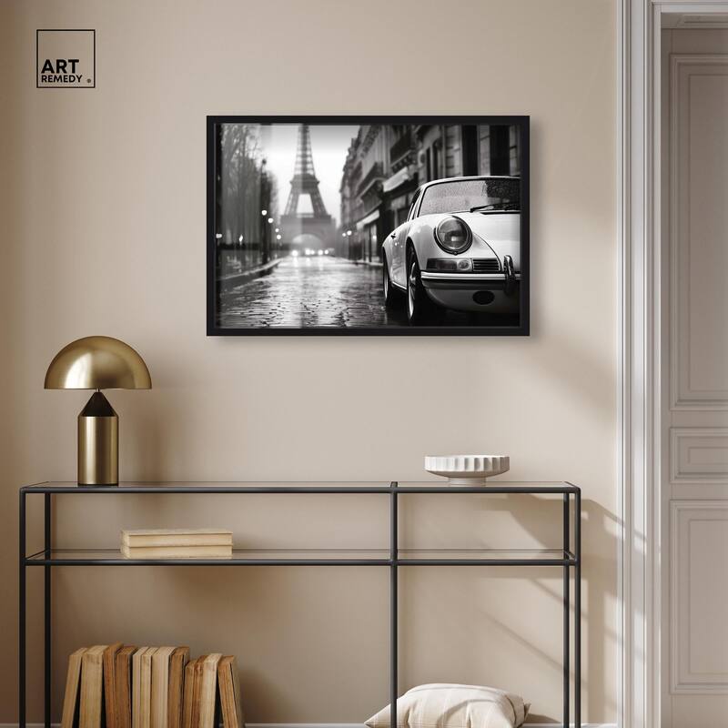 Rainy Day Paris Shadowbox by Art Remedy