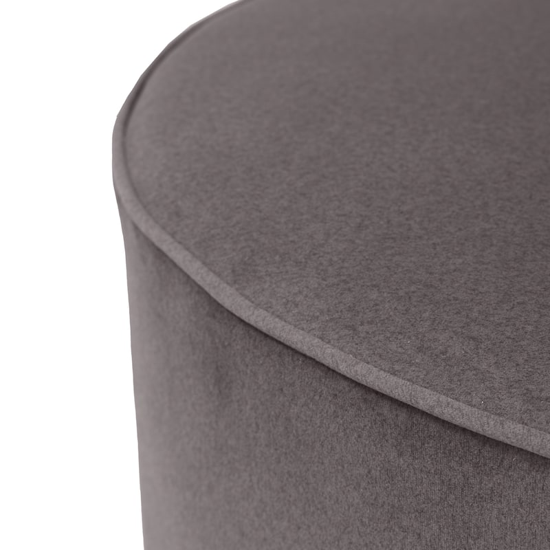 Universal 36" Round Ottoman Qivuit Gray