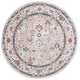 preview thumbnail 94 of 112, SAFAVIEH Lauren Ralph Lauren Lefka Rug 6'7" Round - Light Grey/Blue Rust - Round