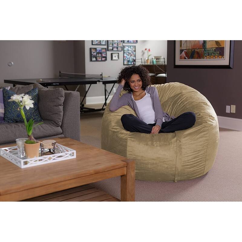 5-foot Bean Bag Chair Large Memory Foam Bean Bag