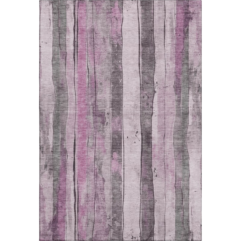 Premium Washable Super Soft Modern Stripe Mayfield Rug