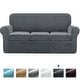 preview thumbnail 1 of 58, Subrtex Sofa Cover Stretch Slipcover with Separate Cushion Covers Sofa - Gray