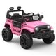 preview thumbnail 15 of 40, 12V Ride Truck Car for Kids Electric Vehicles with Remote Control Pink