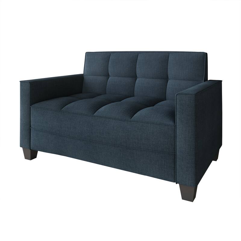 CraftPorch Chic Modern Linen Upholstered Loveseat
