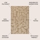 preview thumbnail 75 of 211, JONATHAN Y Galon Palm Frond Indoor/Outdoor Area Rug