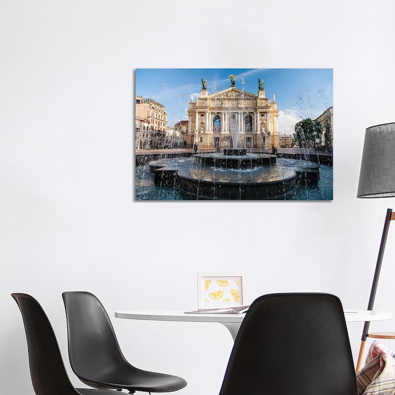 iCanvas "Ukraine, Lviv Theatre Of Opera And Ballet" by Mikolaj Gospodarek Canvas Print - 26x40x1.5