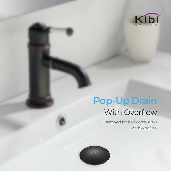 Pop Up Drain Stopper For Bathroom With Overflow Overstock 31957872
