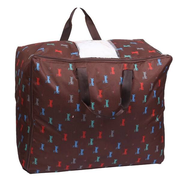 Shop Home Dog Printed Zippered Clothes Quilts Blankets Storage Bag Box Coffee Color On Sale Free Shipping On Orders Over 45 Overstock 28804361