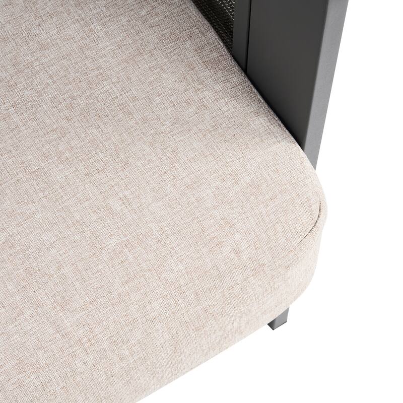 Christopher Knight Home - Mona Modern Outdoor Aluminum Club Chair with Olefin Cushions