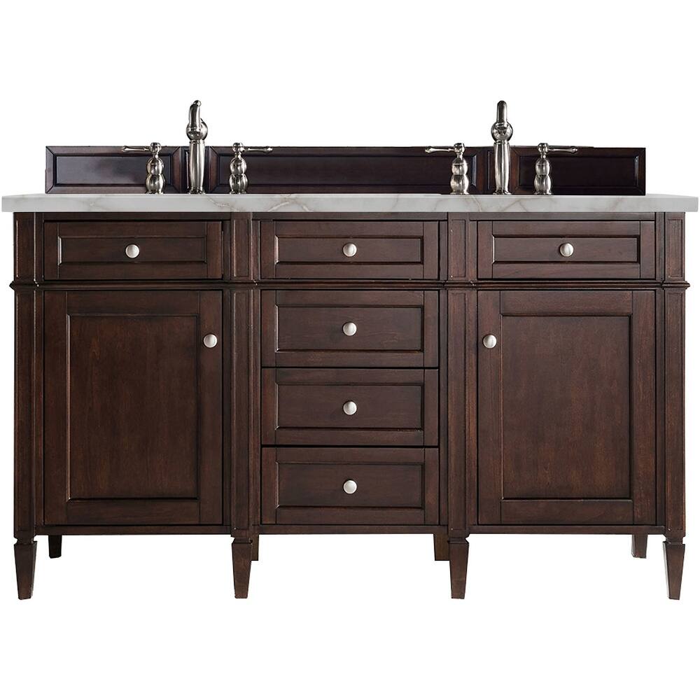 James Martin Vanities 650-V60D-FVSL Brittany 60" Free Standing Double