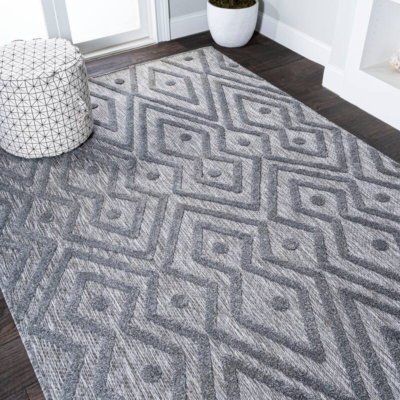 JONATHAN Y Salines Moroccan Diamond Indoor/Outdoor Area Rug