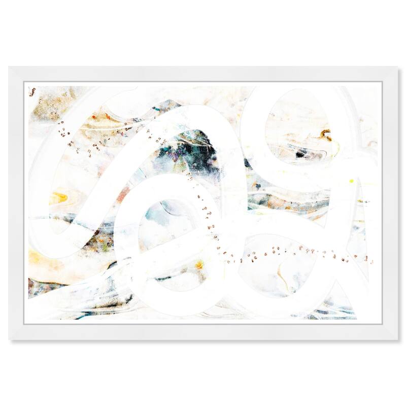 Wynwood Studio Prints Abstract Daena White and Modern & Contemporary Wall Art Canvas Print