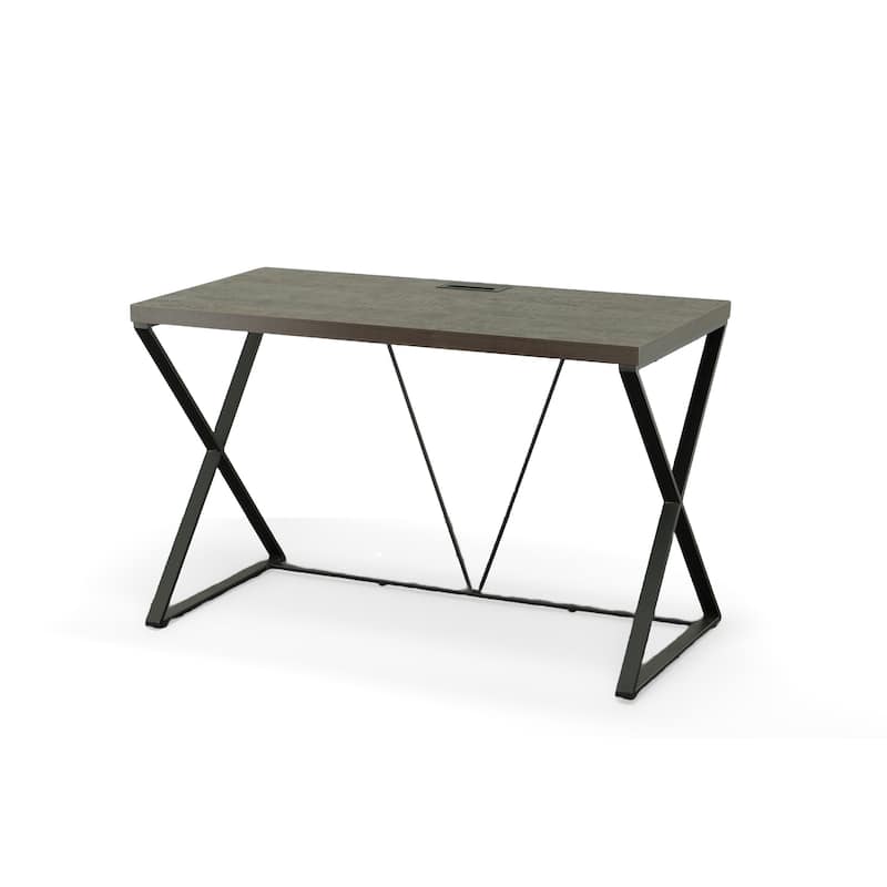 Carolina Living Kendall Computer Desk - Elm/Black - Elm, Black