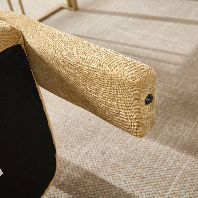 2PCS Barrel Chenille Side Chair