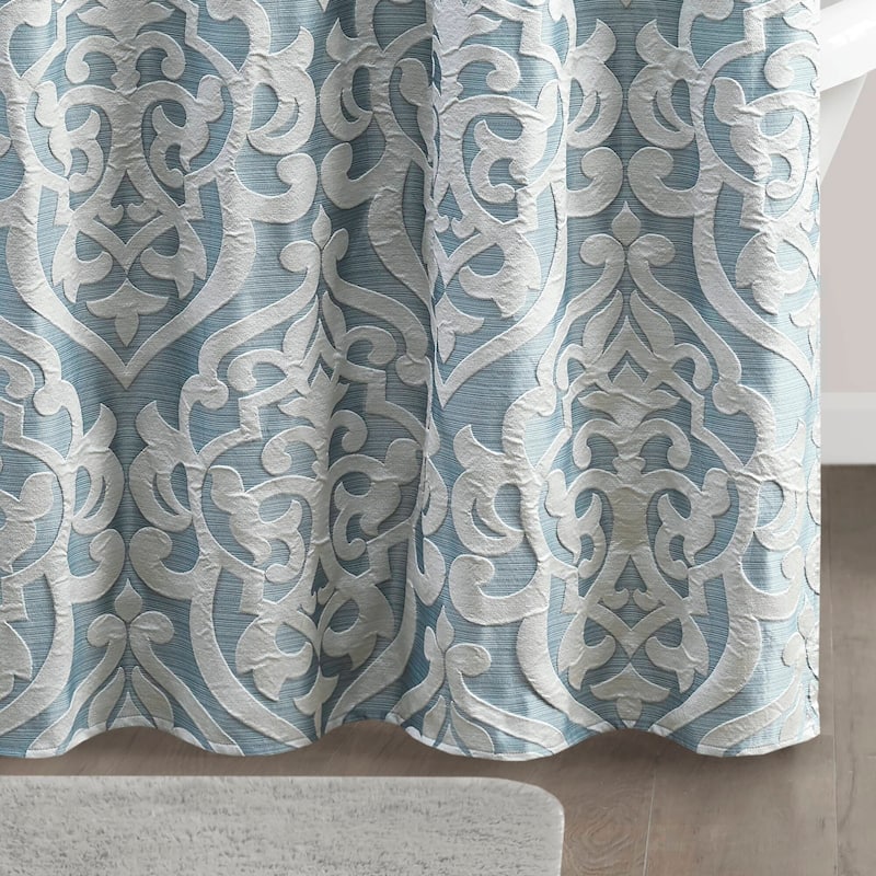 Madison Park Dillon Jacquard 72x72" Shower Curtain