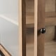 preview thumbnail 20 of 22, Arelius Light Brown Solid Wood w/ Black Metal Frame End/Side Table