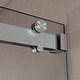 preview thumbnail 7 of 34, VS Series 68" - 72" W X 78" H Soft Closing Frameless Double Sliding Shower Doors With 3/8" Tempered Clear Glass
