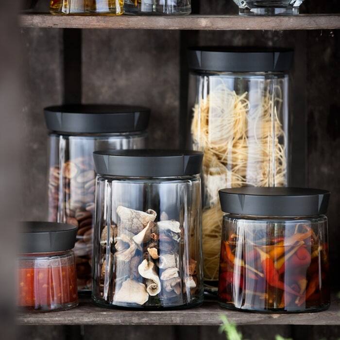 Rosendahl Grand Cru Storage Jars, Black