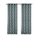 preview thumbnail 38 of 81, Madison Park Westmont Fretwork Print Grommet Top Window Curtain Panel