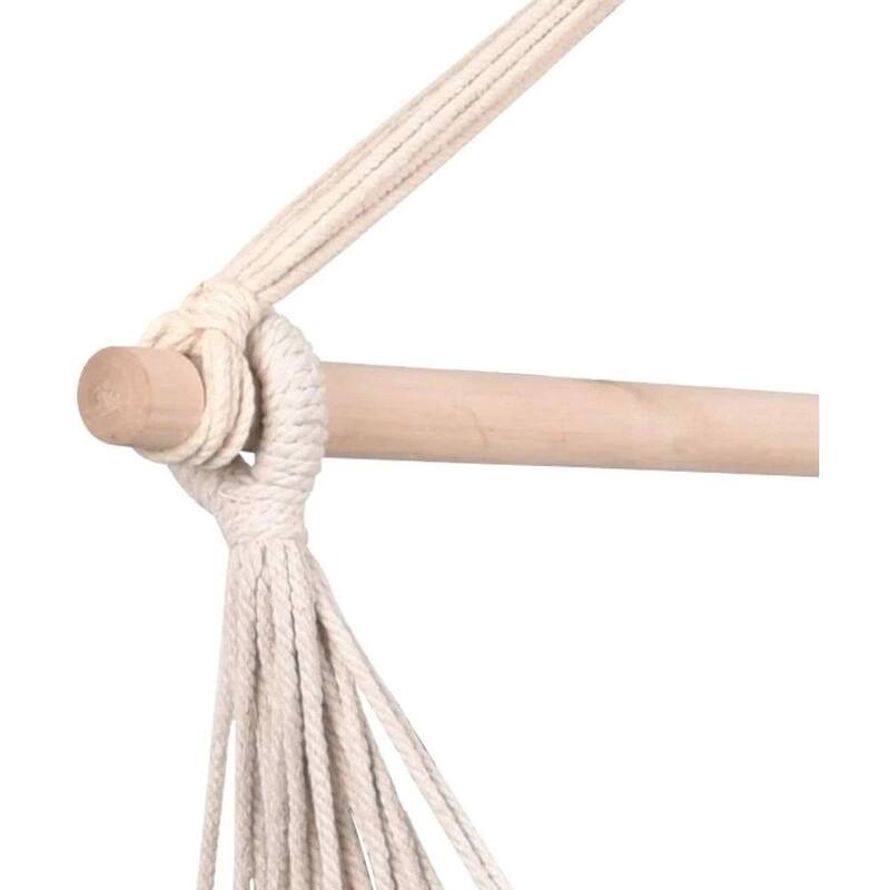 Hammocks Hanging Rope Hammock Chair Swing Seat with Two Seat Cushions