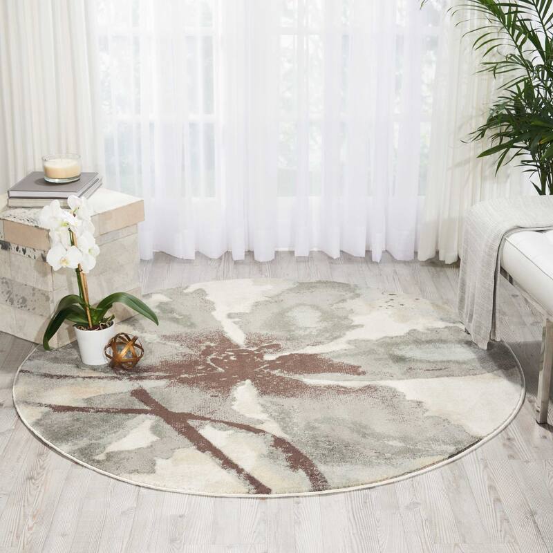 Nourison Euphoria Abstract Floral Area Rug
